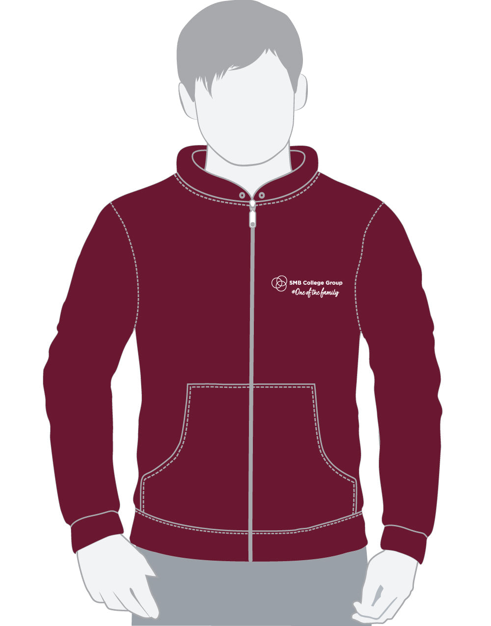 Sudadera con capucha y cremallera SMB Ignite