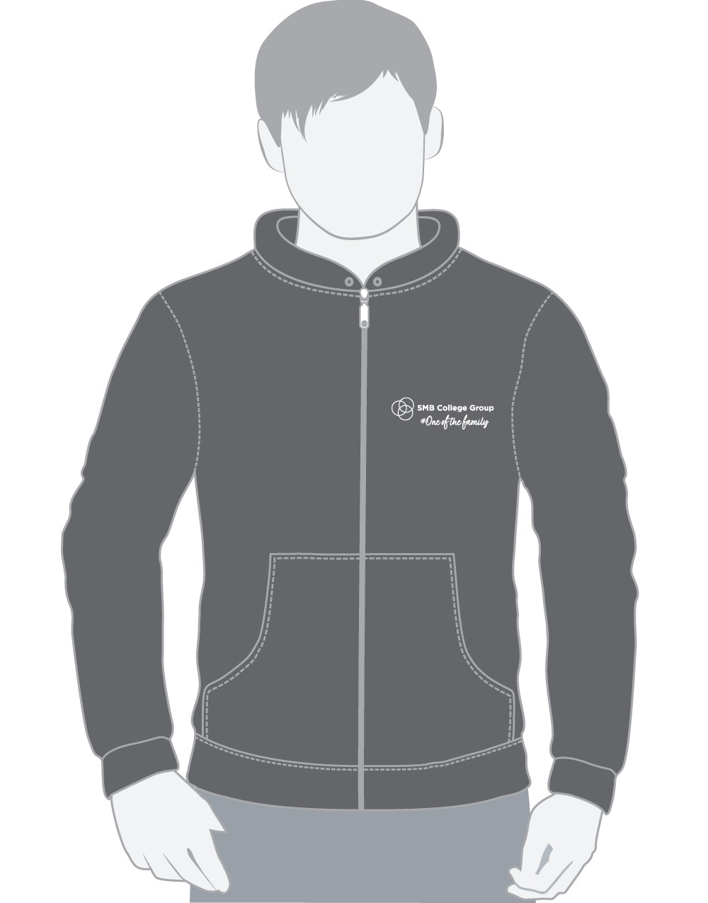 Sudadera con capucha y cremallera SMB Ignite