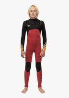 Vissla High Seas Boys Fire 4-3 Full Chest Zip