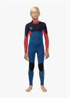 Vissla 7 Seas 4/3mm Boys Back Zip Full Suit
