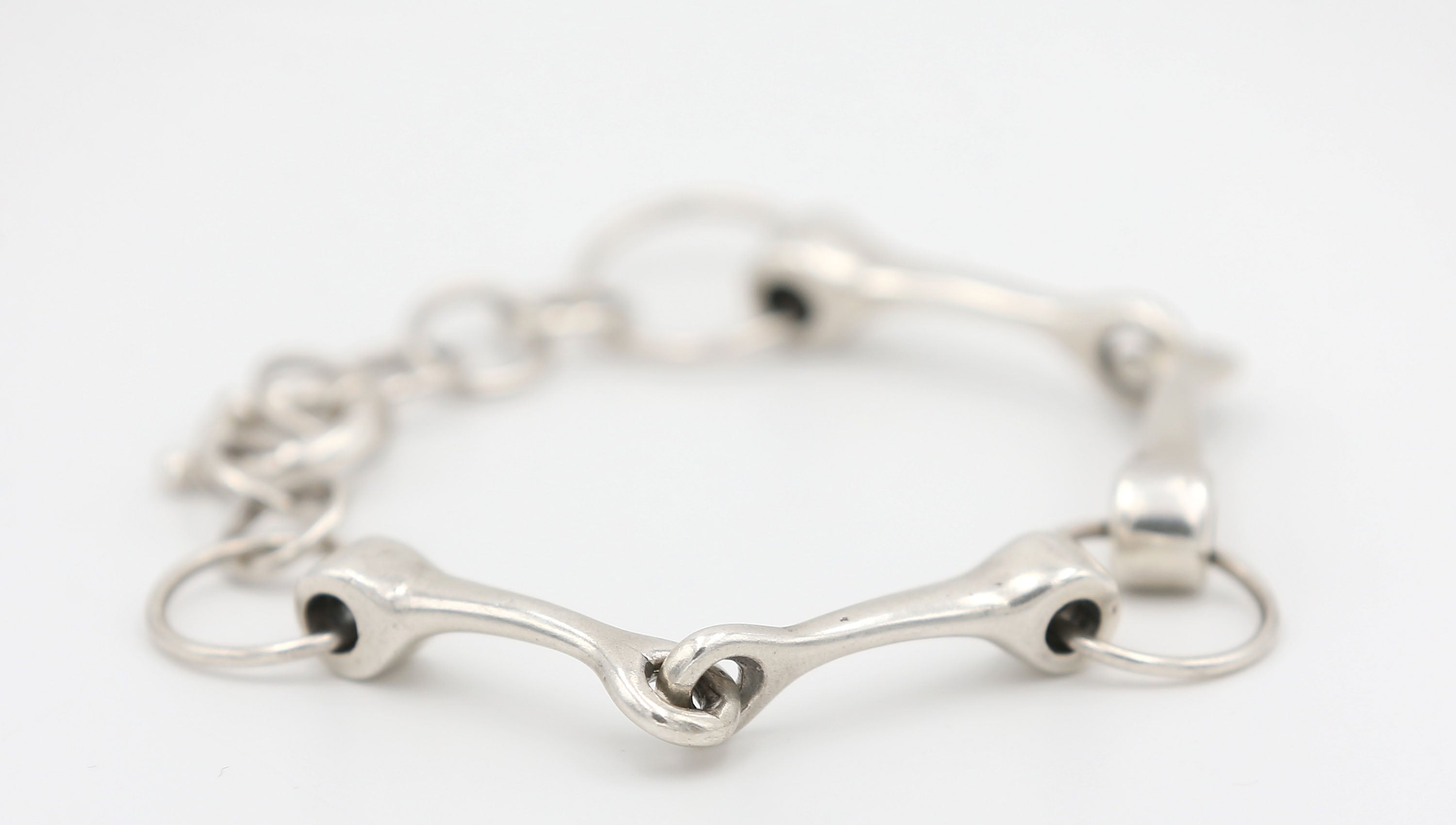 Silver Steed Large All About Snaffle Bracelet 3