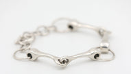 Silver Steed Large All About Snaffle Bracelet 3