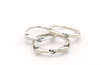 925 Silver Snaffle Bit Ring – Handmade Equestrian Gift for Him or Her