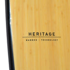 9ft Bamboo Round Pin Tail Longboard Surfboard (FINS Included)