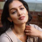 Bridget Lightning Huggie Hoop Earrings | 18K Gold Plated