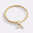 Cross Birthstone Bracelet