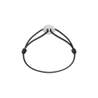 Mini Silver Soho Pavé Cord Bracelet