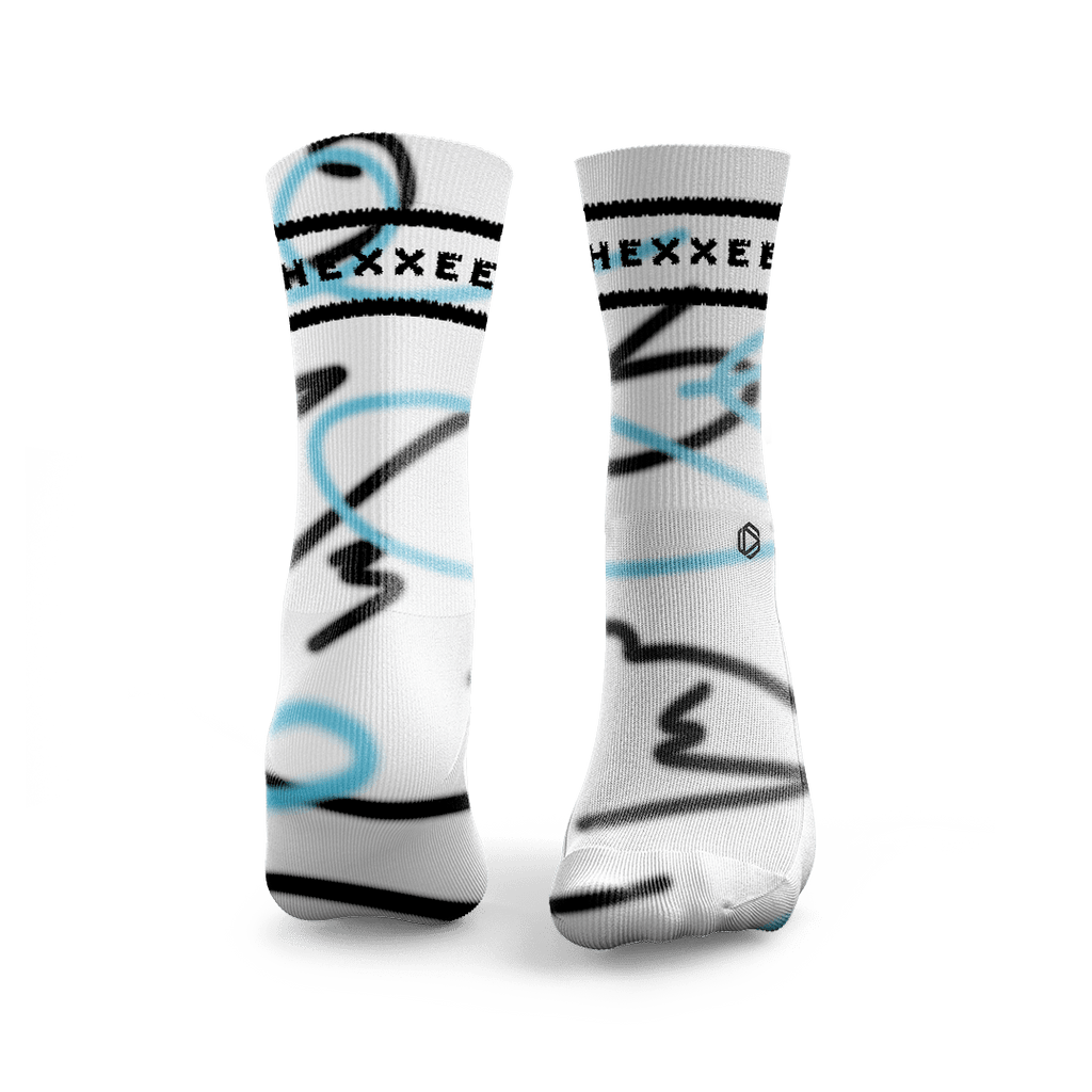 Squiggle Lines Padel Socks