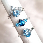 Sky Blue Topaz Ring in Sterling Silver