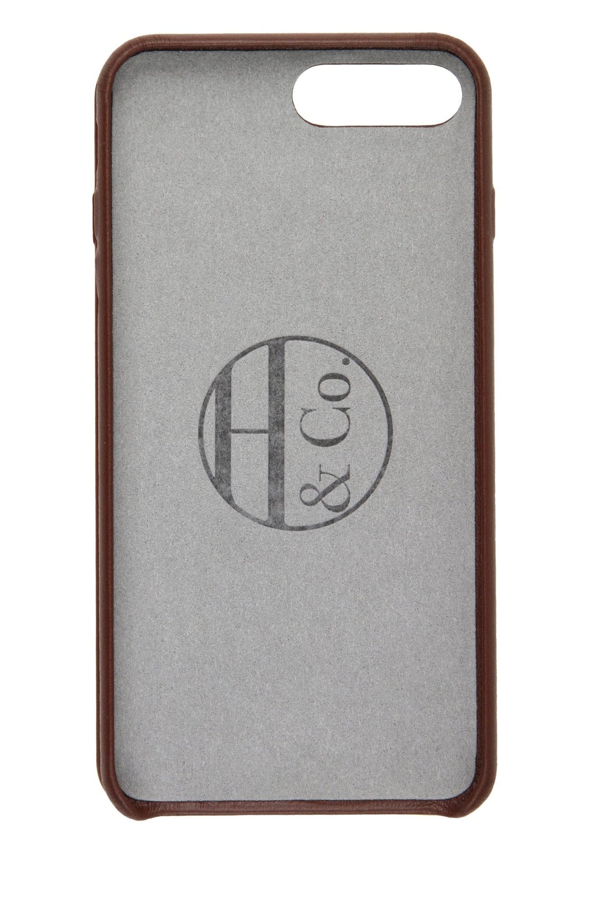 Funda para iPhone 7/8 Plus, piel marrón