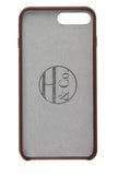 Funda para iPhone 7/8 Plus, piel marrón
