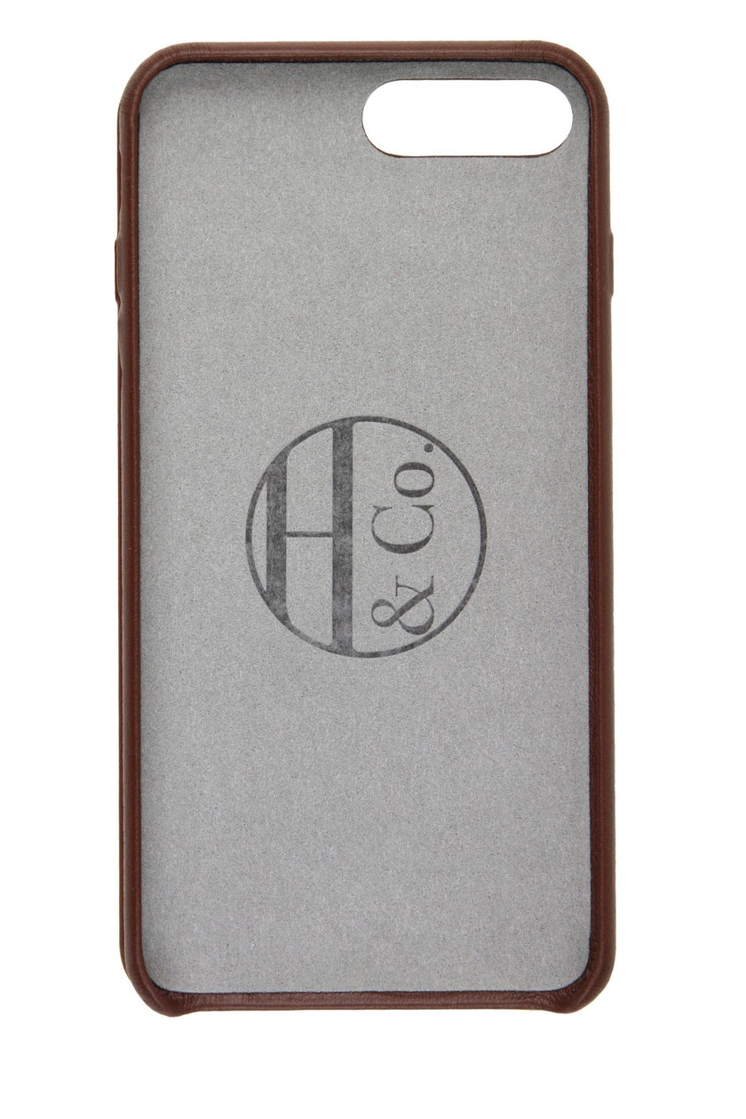 Funda para iPhone 7/8 Plus, piel marrón