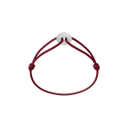 Mini Silver Soho Pavé Cord Bracelet