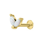 Beginnings Duo Cluster Labret Stud Earring