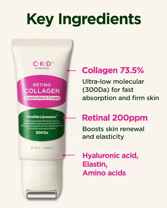 Beauty Products Korean Skincare Anti-Winkles Products Retinol Collagen Firming Cream CKD Gua Sha Neck Cream