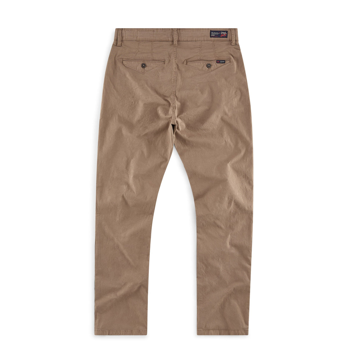 Cleveland slim fit mens chino in Mushroom
