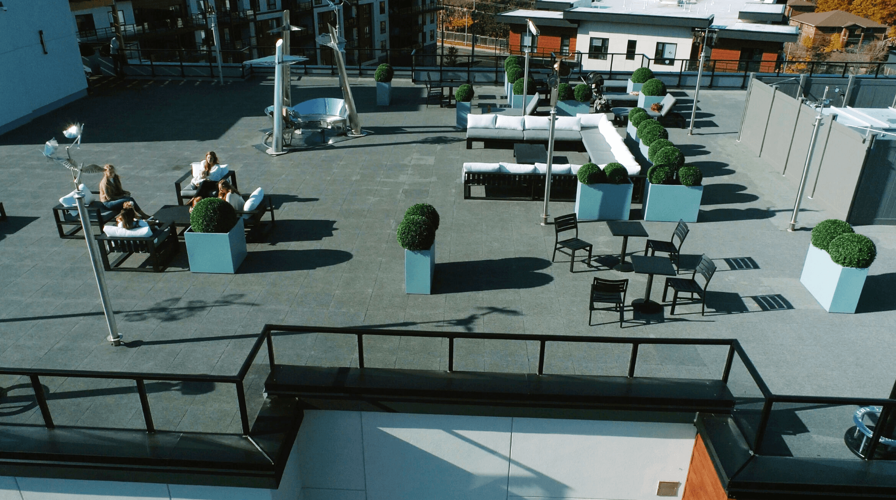 Extra Thick Rubber Rooftop Tiles