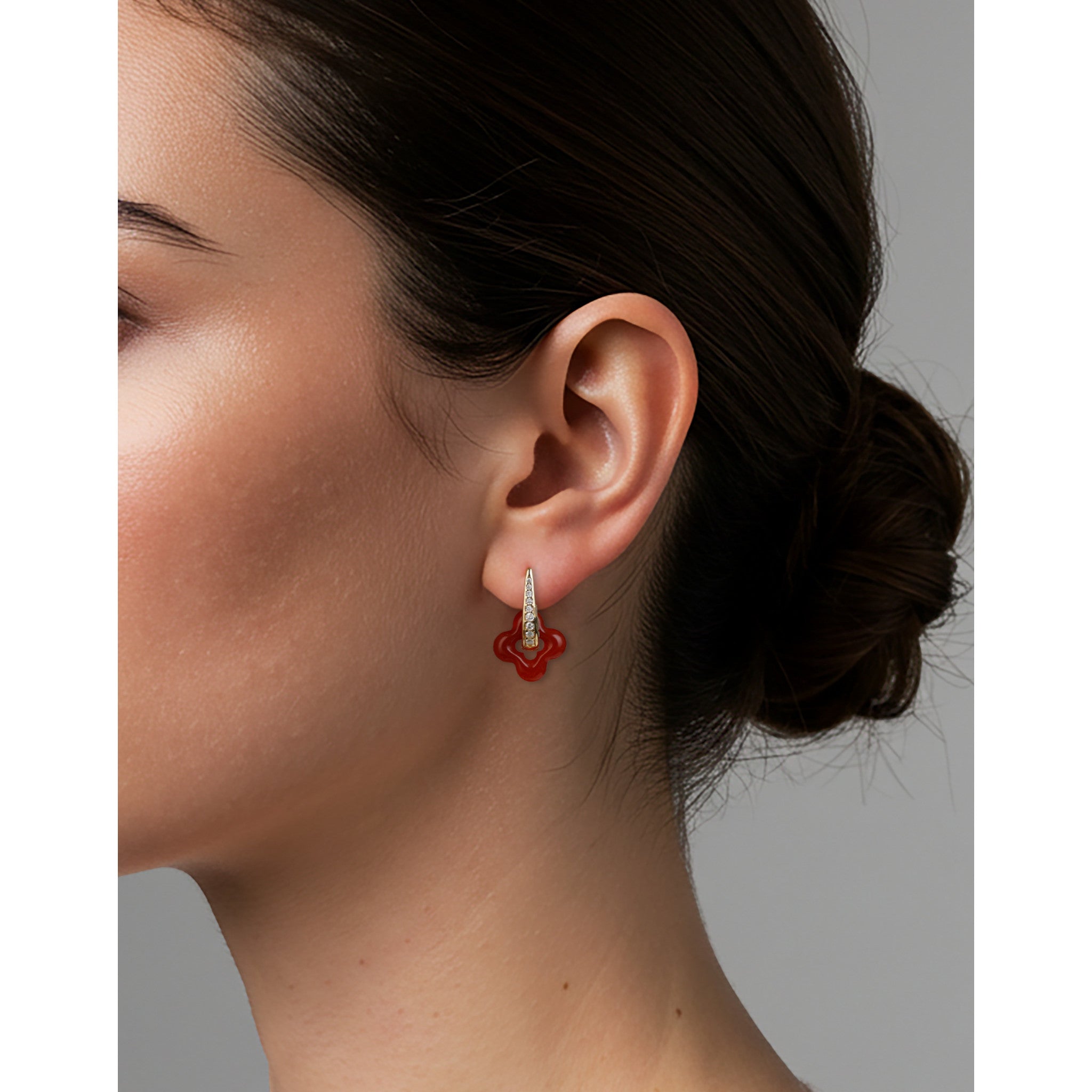 Golden Clover Earrings