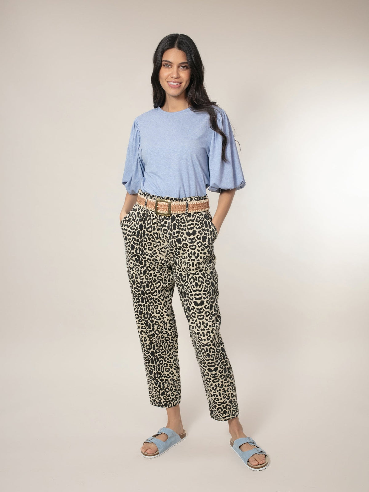Pantalon Caroline - Mélange neutre
