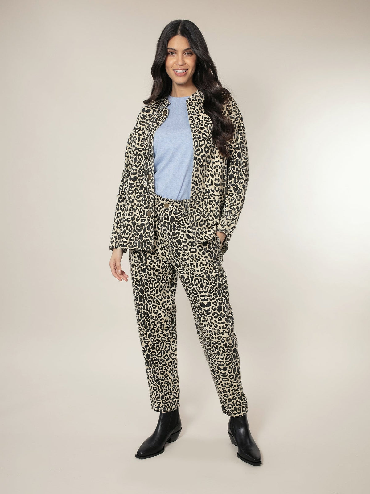 Pantalon Caroline - Mélange neutre