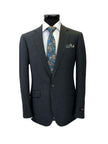 Charcoal 1-button Regular Fit Suit