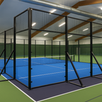 Padel Court System with Court Markings