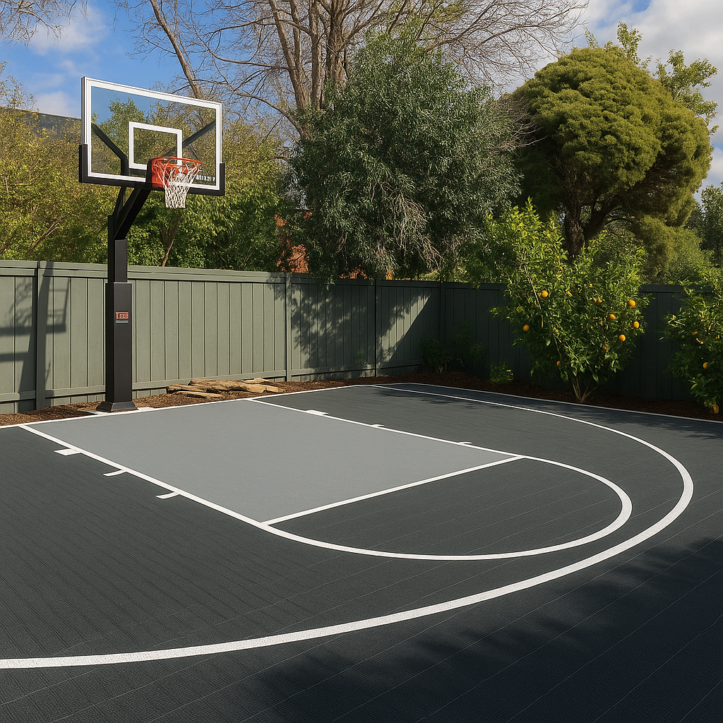 Basketball Court System - Full Court | Includes Court Markings
