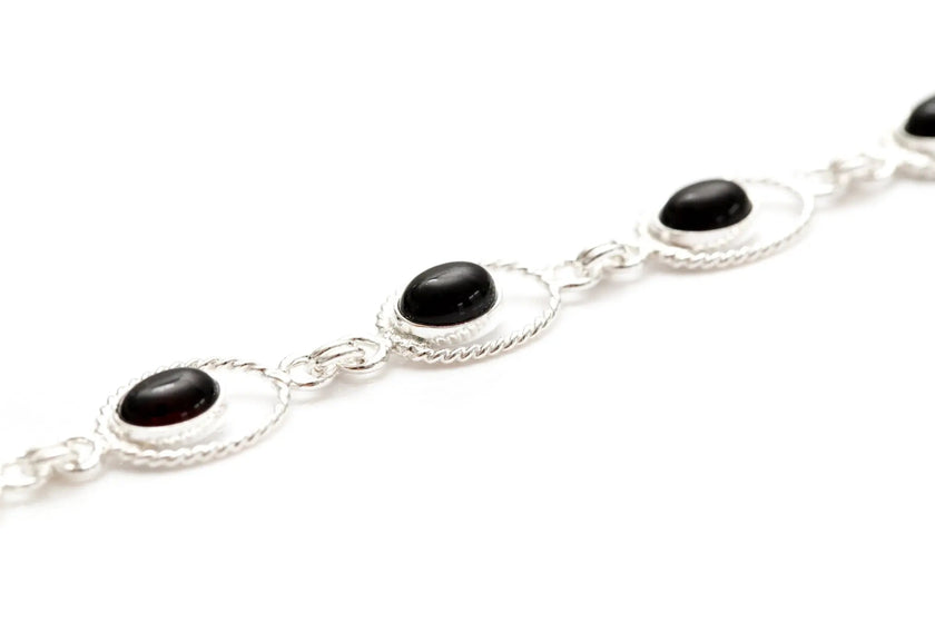 Cherry Red Quintessence Link Bracelet