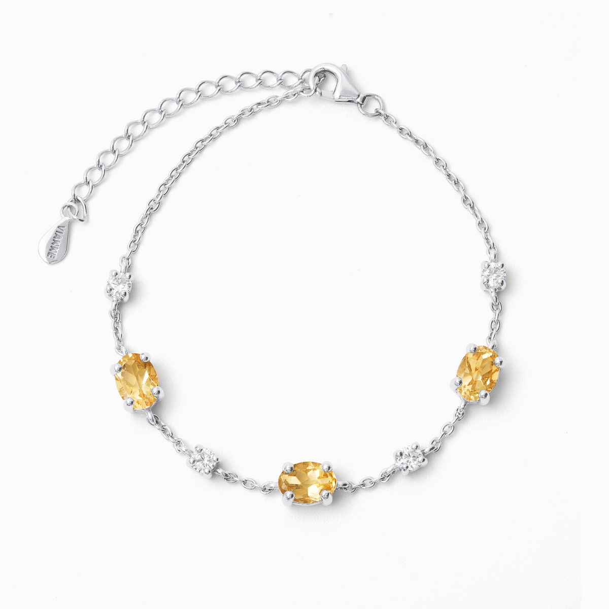 Citrine Bracelet in Sterling Silver
