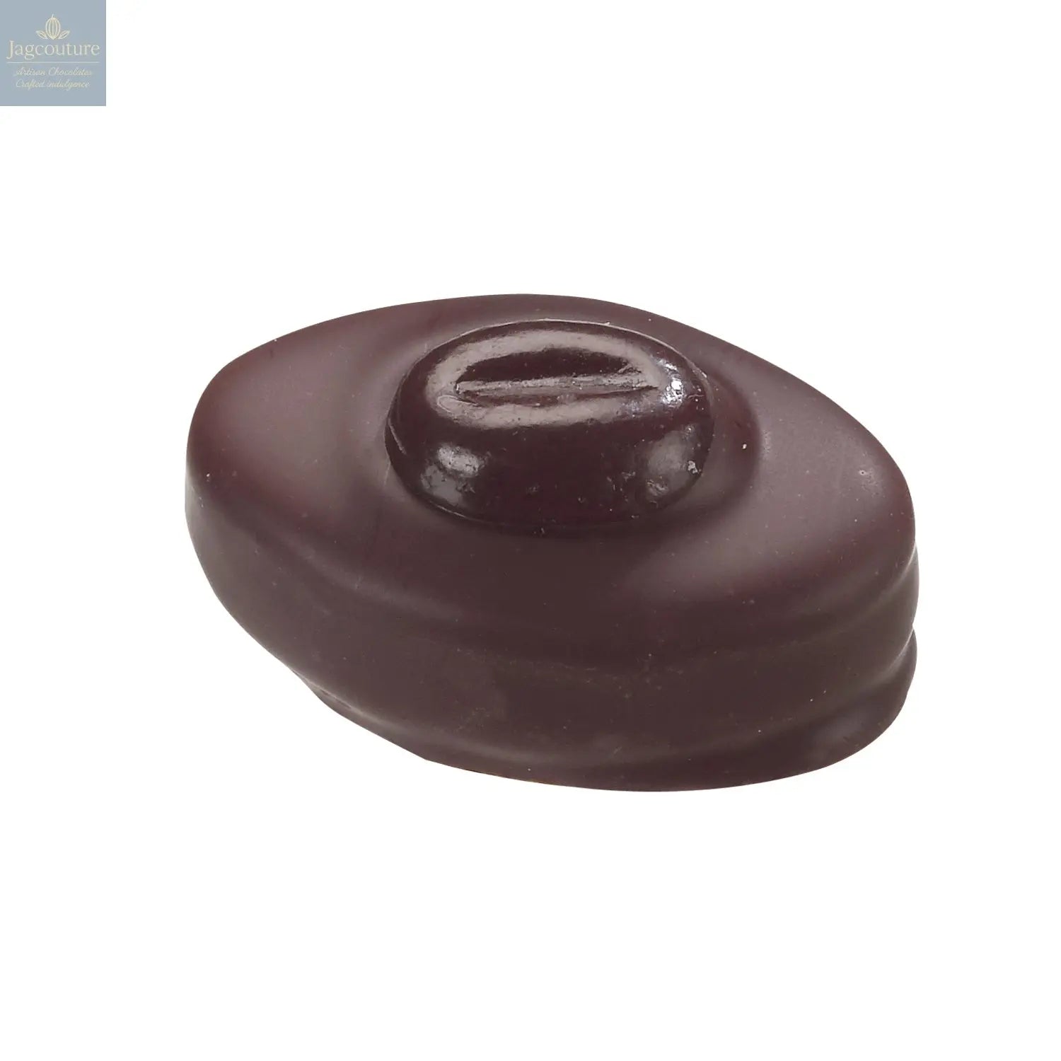 Coffee fondant cream - enrobed in dark chocolate with chocolate coffee bean 10g