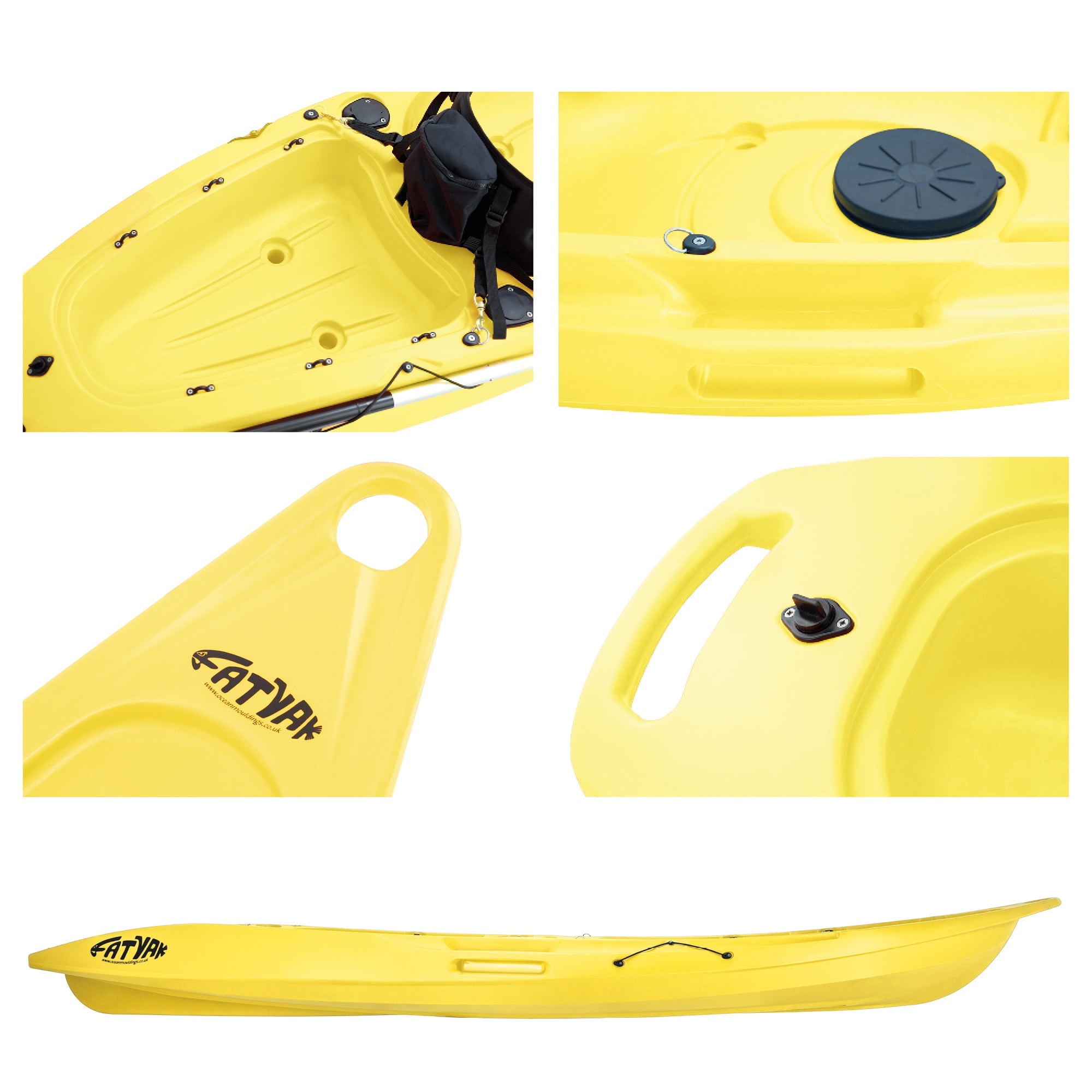 Mahee Tandem Kayak | Yellow | Stable & Durable
