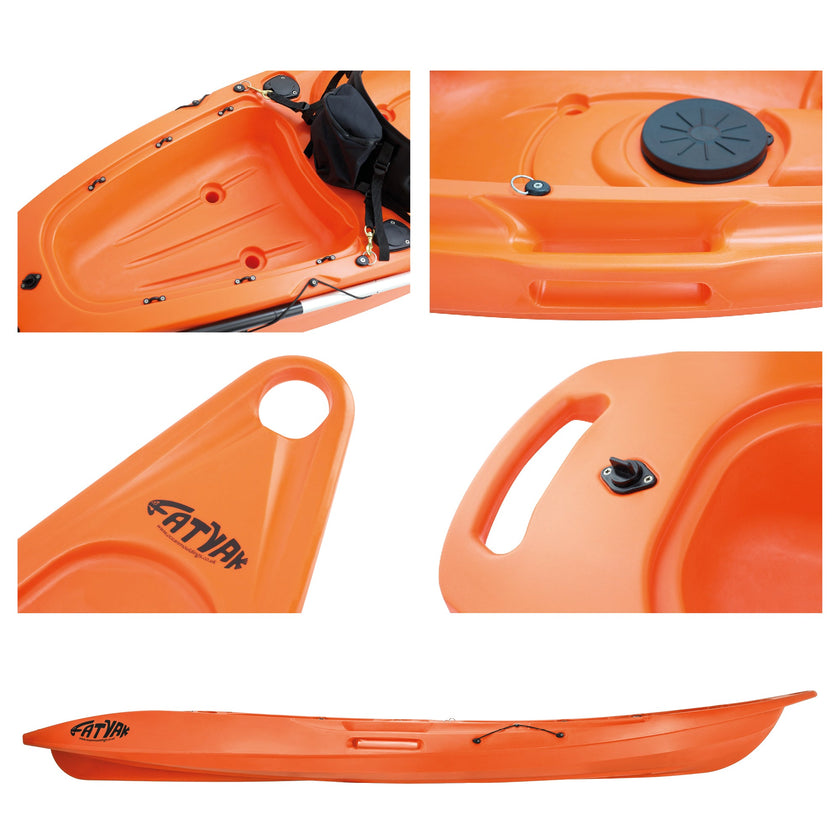 Mahee Double Seater Kayak Orange Package Deal