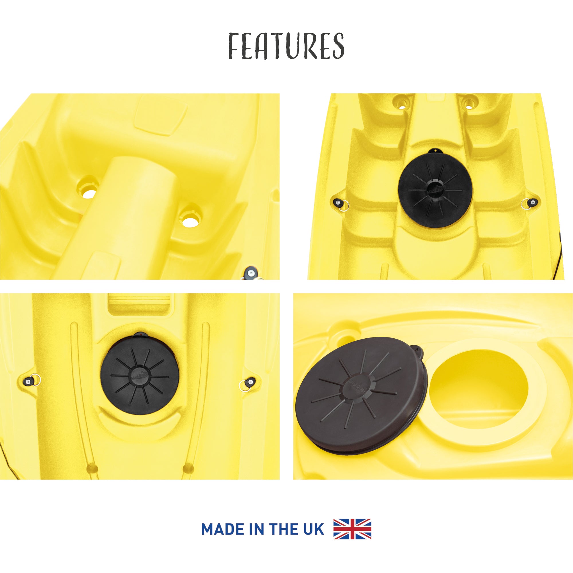 Mahee Double Seater Kayak Yellow Package Deal