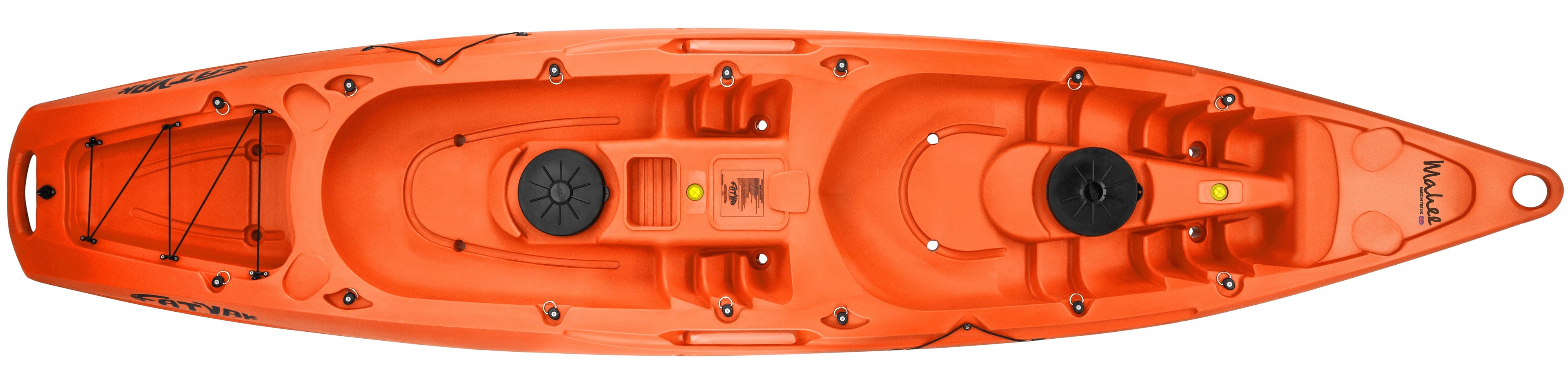 Mahee Double Seater Kayak Orange Package Deal