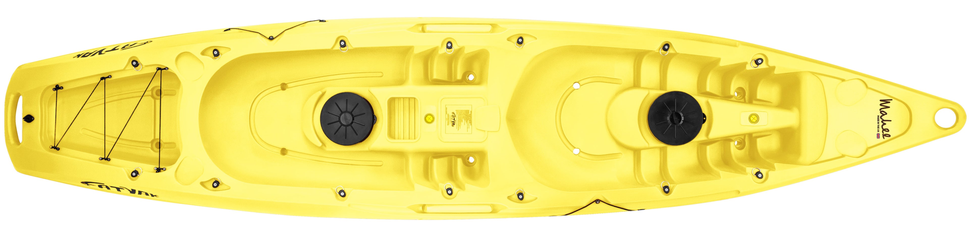 Mahee Tandem Kayak | Yellow | Stable & Durable
