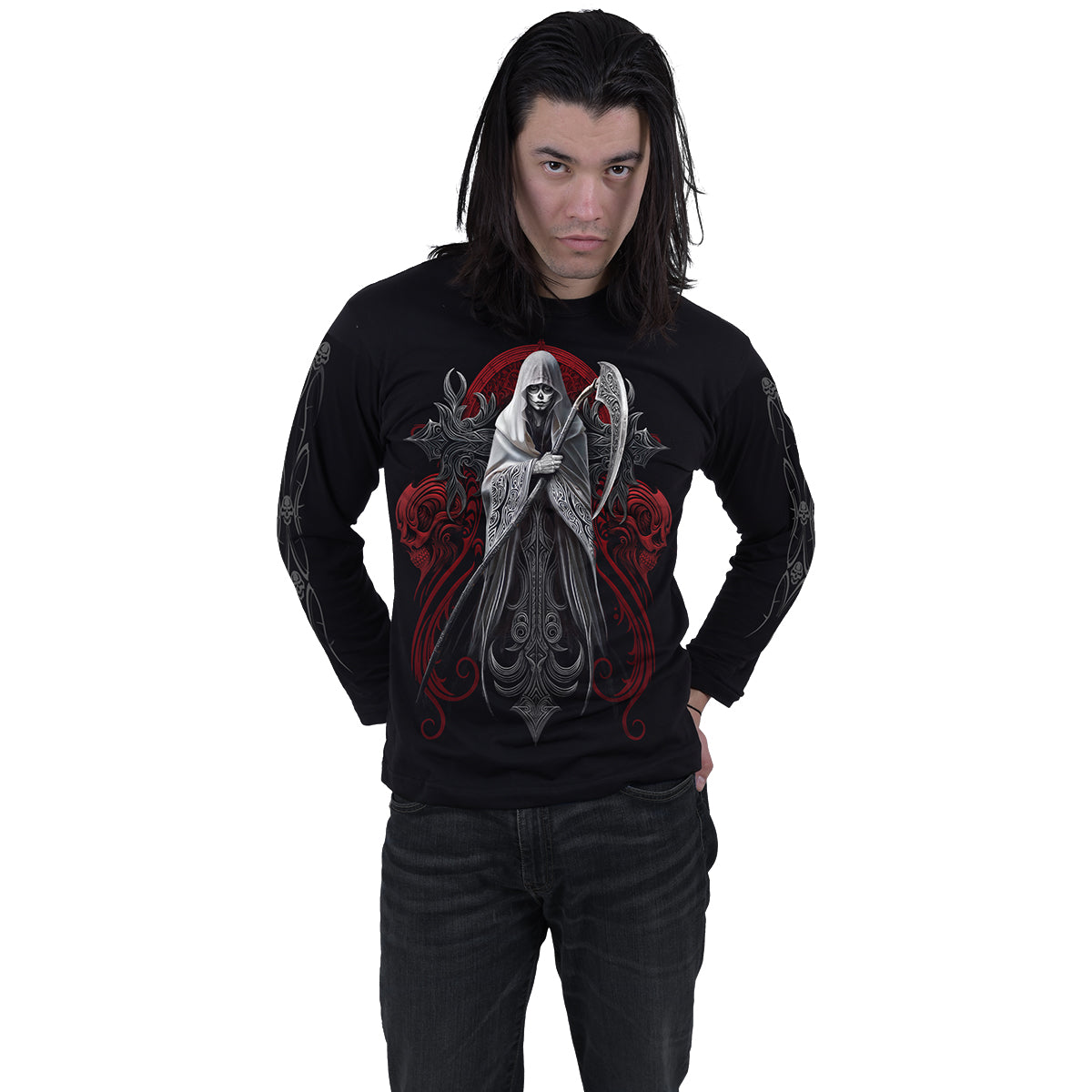REAPERESS - Longsleeve T-Shirt Black