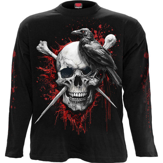 DEATH RAVEN - T-shirt à manches longues noir