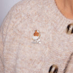 Laura Ashley Fashion Crystal Robin Brooch
