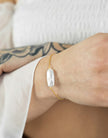 Bracelet perles rectangulaires