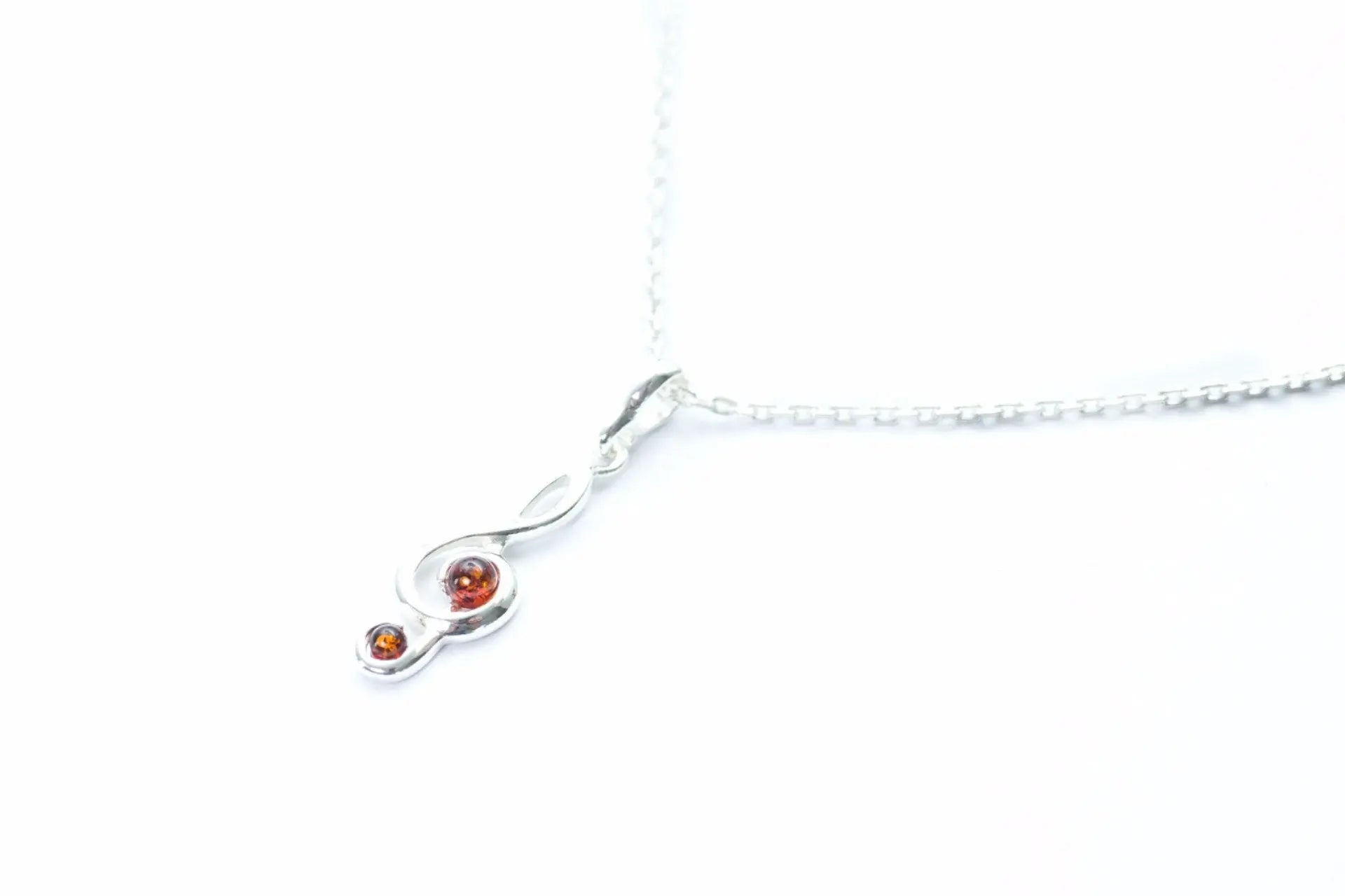 Dainty Treble Clef Pendant