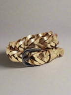 Dallas Woven Belt Gold