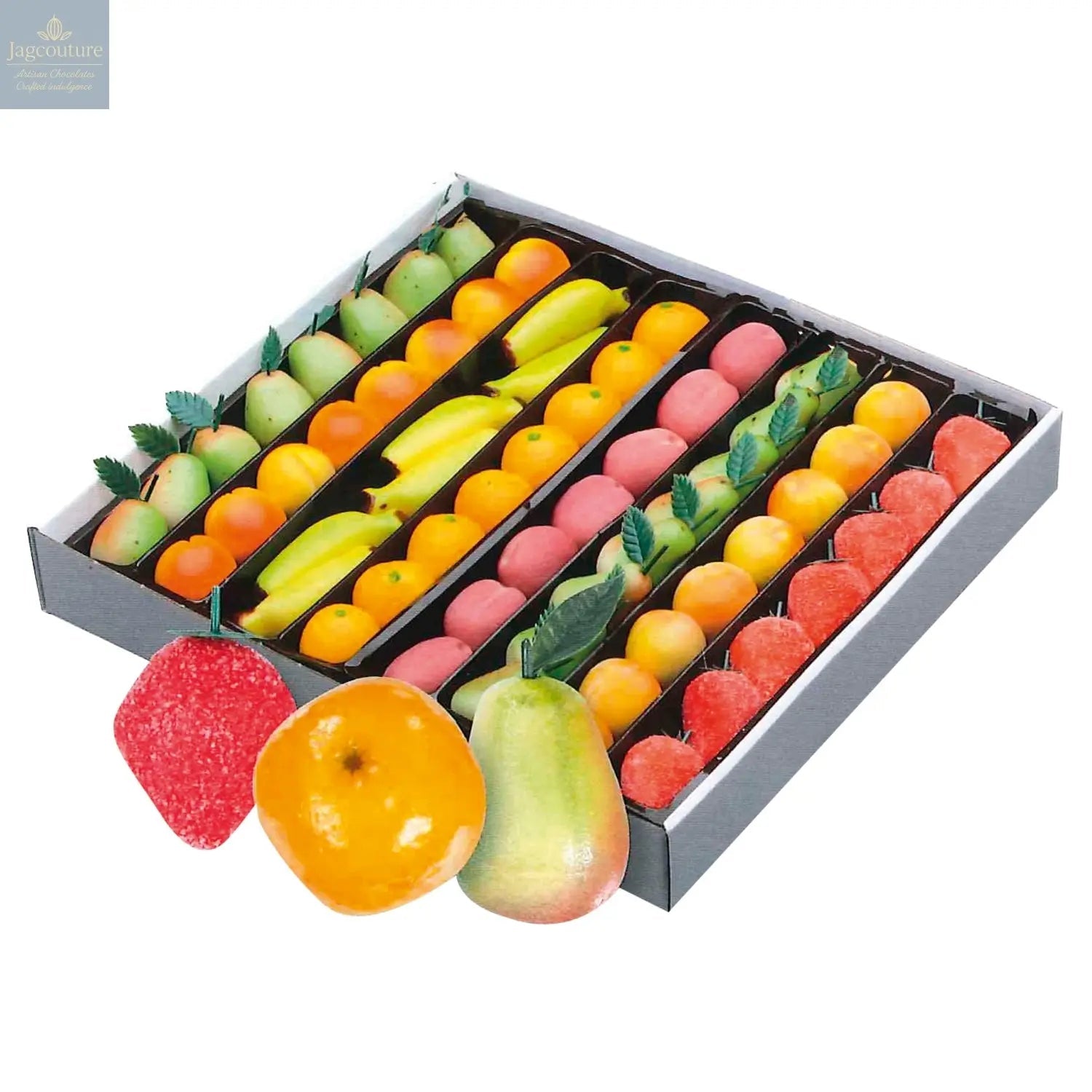 De Luxe Assortment of Handmade 25g Marzipan Fruits