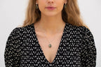 Demi Green Amber Drop Earrings