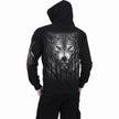 FOREST WOLF - Full Zip Hoody Black