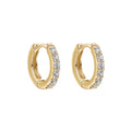 Beginnings Hoop Earrings with Cubic Zirconia