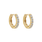 Beginnings Hoop Earrings with Cubic Zirconia