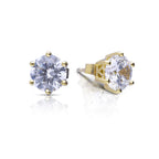 Diamonfire Six Claw Carat Stud Earrings