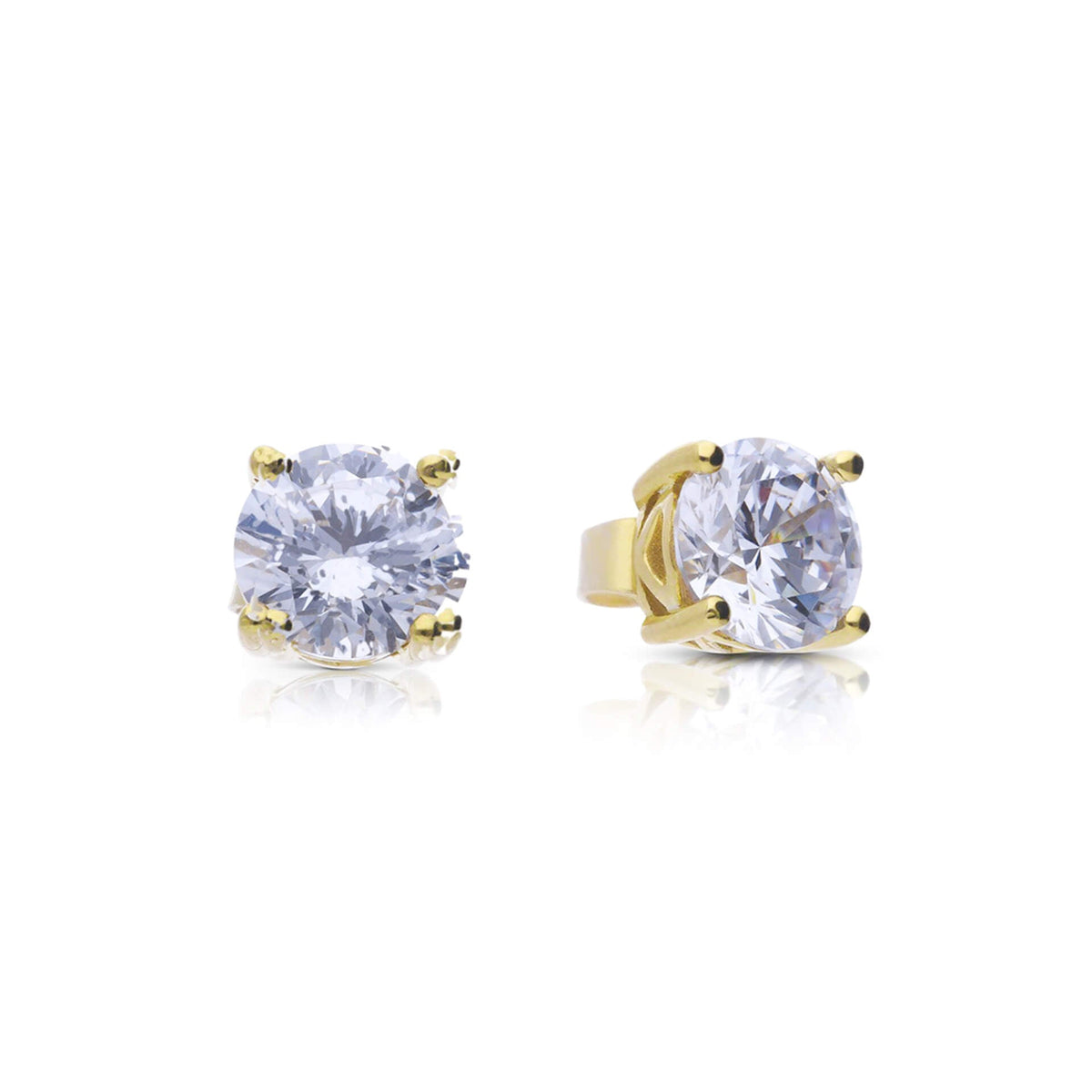 Diamonfire Four Claw Carat Stud Earrings
