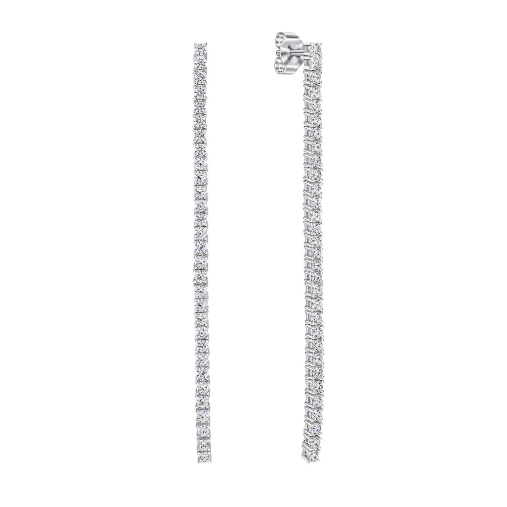Diamonfire Tennis Chain Drop Earrings