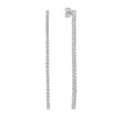 Diamonfire Tennis Chain Drop Earrings
